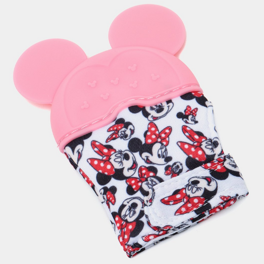 Soothe your baby's teething discomfort with our Cute Cartoon Printed Design Glove Teether, featuring adorable cartoon prints. Made from safe, food-grade silicone and soft fabric, this teething glove is easy to wear and provides hands-free relief for sore gums. Available now at babyfairy.pk.