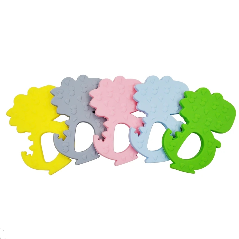 Adorable Silicone Teether: Soothe your baby's sore gums with our cute silicone teether. Made from safe, BPA-free silicone, it's the perfect companion for teething relief. Easy to grasp and featuring playful designs, it's sure to delight your little one. Shop now!