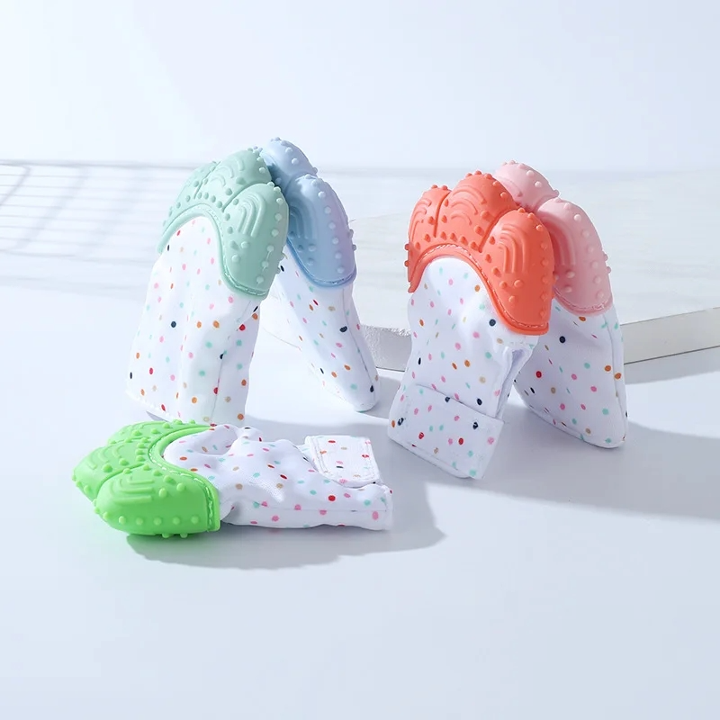 Discover the ultimate solution for your baby's teething discomfort with our innovative Glove Teether. Crafted with safety and comfort in mind, our glove teether features a charming design and high-quality silicone surface to massage and soothe your little one's gums. Perfect for promoting self-soothing and fine motor skills development, our BPA-free, PVC-free, and phthalate-free teether glove is a must-have accessory for every parent.