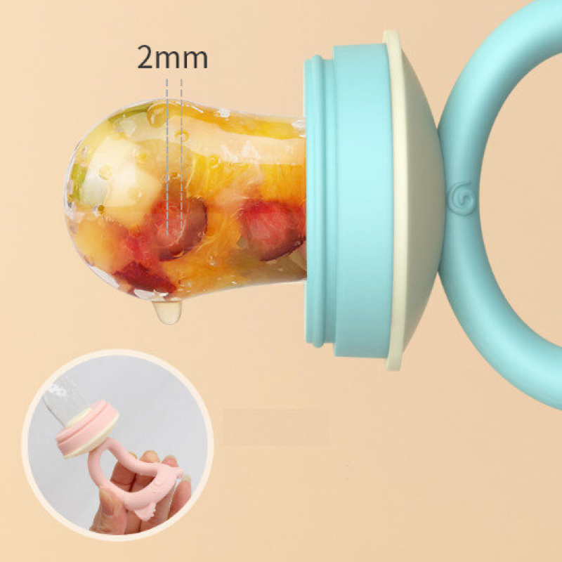 Discover the perfect solution for introducing fruits to your baby with our Rabbit Design Baby Fruit Feeder! Featuring an inflatable squeezer, this feeder offers both safety and convenience. Ideal for little ones starting solids, it's a must-have for every parent. Shop now for a mess-free and enjoyable feeding experience!