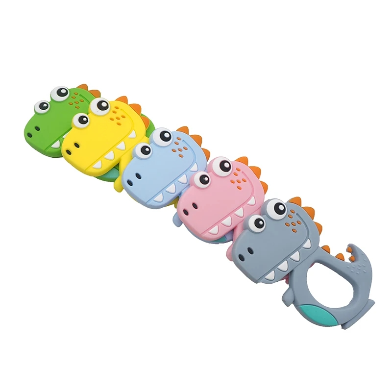 Adorable Silicone Teether: Soothe your baby's sore gums with our cute silicone teether. Made from safe, BPA-free silicone, it's the perfect companion for teething relief. Easy to grasp and featuring playful designs, it's sure to delight your little one. Shop now!