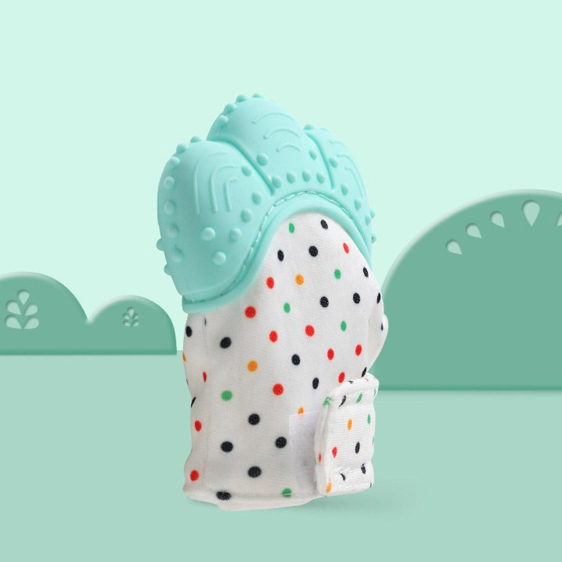 Discover the ultimate solution to teething discomfort with our innovative Glove Teether. Crafted with soft, breathable fabric and featuring a textured silicone surface, this BPA-free teething glove provides soothing relief for your baby's gums while promoting self-soothing and fine motor skills development. Say goodbye to teething woes and hello to happy chewing!