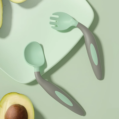 Discover the perfect feeding solution for your little one with our Soft Silicone Spoon and Fork Set for Babies. Crafted with safety and comfort in mind, our gentle silicone utensils are designed to make mealtime enjoyable and mess-free. Shop now for a delightful dining experience for your baby!