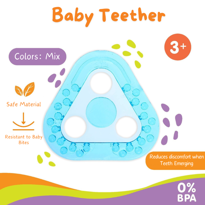 Discover the perfect soothing companion for your little one with our Adorable Design Soft Silicone Baby Teether. Crafted with safety and comfort in mind, our teether combines cute designs with gentle silicone for a delightful chewing experience. Explore now for teething relief and smiles all around! Get yours from babyfairy.pk