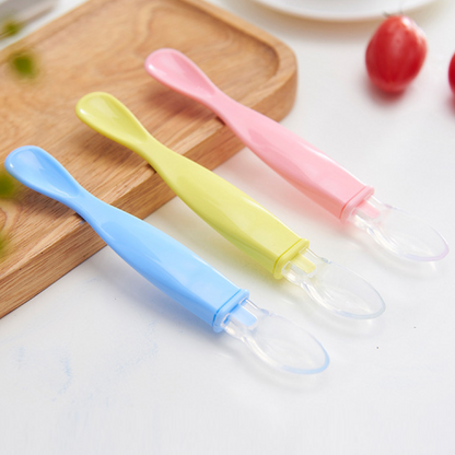 Discover the perfect feeding companion for your little one! Our adorable Feeding Spoon Set not only makes mealtime fun but also includes a teether on one end for soothing those teething gums. Shop now for a spoonful of joy! Order now from Babyfairy.pk