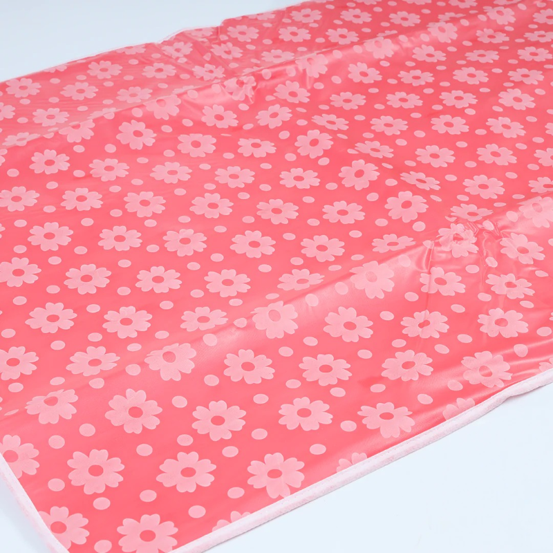 Discover our Cute Floral Printed Design Waterproof Baby Changing Sheet, perfect for keeping your baby’s changing area clean and stylish. Made from 100% waterproof plastic fabric, this durable changing sheet is available in a variety of colors. Easy to clean and designed for comfort, it's a must-have for every parent. Available now at babyfairy.pk.