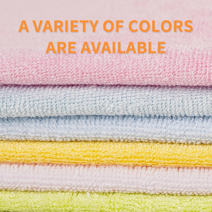 Experience gentle care with our Pack of 6 Baby Washcloths, crafted from soft towel material perfect for delicate baby skin. Featuring random colors and a plain, simple design, these washcloths are versatile for bath time, mealtime, and diaper changes. Available now at babyfairy.pk.