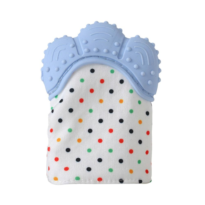 Discover the ultimate solution for your baby's teething discomfort with our innovative Glove Teether. Crafted with safety and comfort in mind, our glove teether features a charming design and high-quality silicone surface to massage and soothe your little one's gums. Perfect for promoting self-soothing and fine motor skills development, our BPA-free, PVC-free, and phthalate-free teether glove is a must-have accessory for every parent.