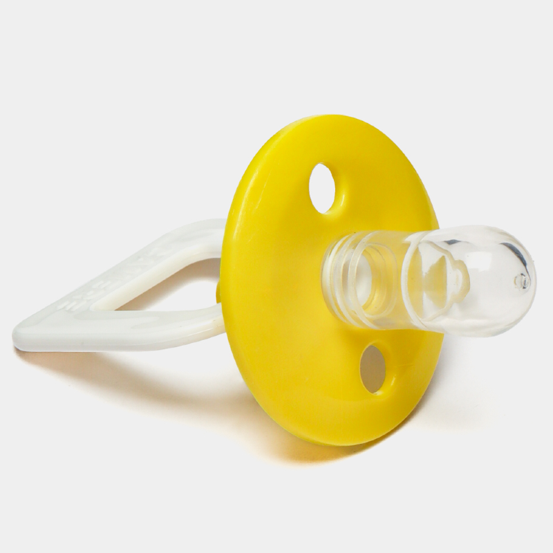 Soothe your baby with the Cute Soft Silicone Baby Pacifier by Camera, available in adorable colors Blue, Yellow, Baby Pink, and Light Green. Made from high-quality, BPA-free silicone, this pacifier ensures comfort and safety. Buy now from babyfairy.pk for a reliable and soothing solution for your little one.