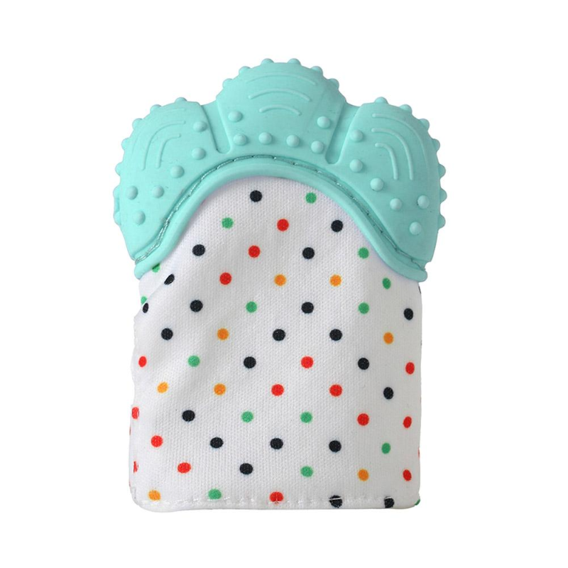 Discover the ultimate solution for your baby's teething discomfort with our innovative Glove Teether. Crafted with safety and comfort in mind, our glove teether features a charming design and high-quality silicone surface to massage and soothe your little one's gums. Perfect for promoting self-soothing and fine motor skills development, our BPA-free, PVC-free, and phthalate-free teether glove is a must-have accessory for every parent.