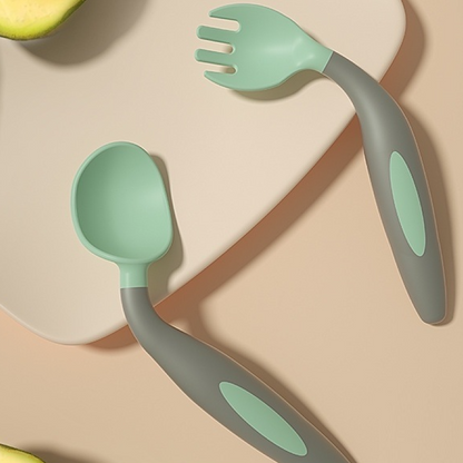 Discover the perfect feeding solution for your little one with our Soft Silicone Spoon and Fork Set for Babies. Crafted with safety and comfort in mind, our gentle silicone utensils are designed to make mealtime enjoyable and mess-free. Shop now for a delightful dining experience for your baby!