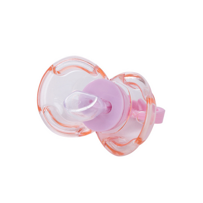 Discover the perfect blend of safety and convenience with our Round Head Pacifier featuring an attached cover cap. Keep your baby's pacifier clean and secure on-the-go while ensuring soothing comfort. Shop now for peace of mind and fuss-free parenting! Buy Now at Babyfairy.pk