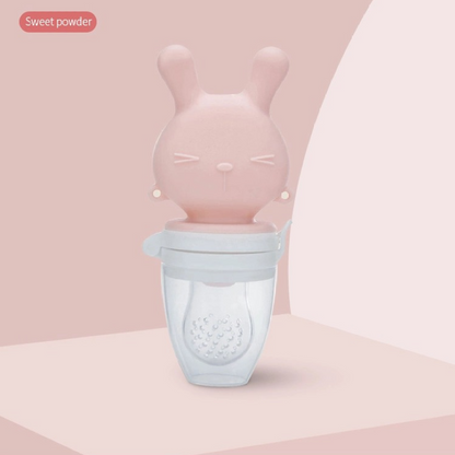 Discover the perfect solution for introducing fruits to your baby with our Rabbit Design Baby Fruit Feeder! Featuring an inflatable squeezer, this feeder offers both safety and convenience. Ideal for little ones starting solids, it's a must-have for every parent. Shop now for a mess-free and enjoyable feeding experience!