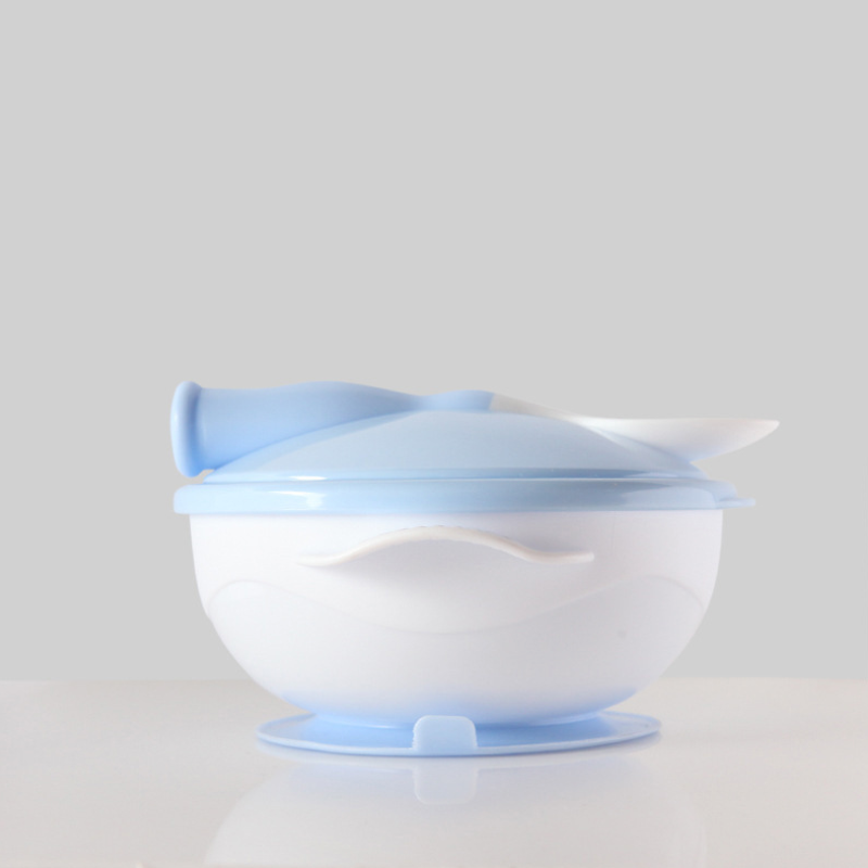 Introducing our Baby Bowl and Spoon Set: Perfect for mealtime adventures! Designed with a convenient suction cap at the bottom of the bowl, ensuring stability during feeding. Crafted from safe, durable plastic, it's easy to clean and gentle on baby's delicate skin. Available in charming baby pink and soothing light blue colors at babyfairy.pk. Elevate mealtime with safety and style!