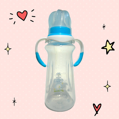 Make feeding time fun and easy with the Minitree Bear Feeder! 🐻💛 Perfectly designed for little hands, this 260ml/8.8Oz baby feeder features an adorable yellow bear graphic and soft, easy-to-grip handles that encourage independence. Made from high-quality, BPA-free materials, it ensures safe and joyful feeding for your baby. Enhance your baby’s feeding experience with this delightful and functional bottle! Buy Now from Babyfairy.pk