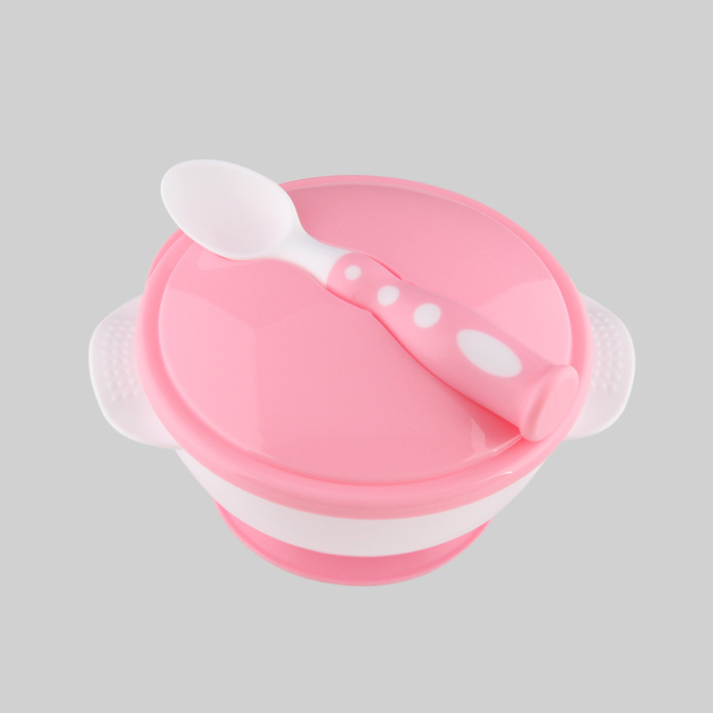 Introducing our Baby Bowl and Spoon Set: Perfect for mealtime adventures! Designed with a convenient suction cap at the bottom of the bowl, ensuring stability during feeding. Crafted from safe, durable plastic, it's easy to clean and gentle on baby's delicate skin. Available in charming baby pink and soothing light blue colors at babyfairy.pk. Elevate mealtime with safety and style!